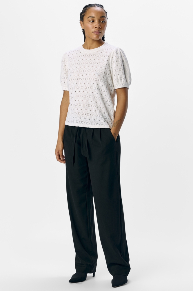 Object witte dames t-shirt | Model