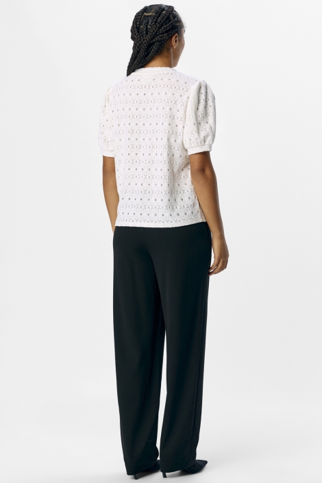 Object witte dames t-shirt | Model