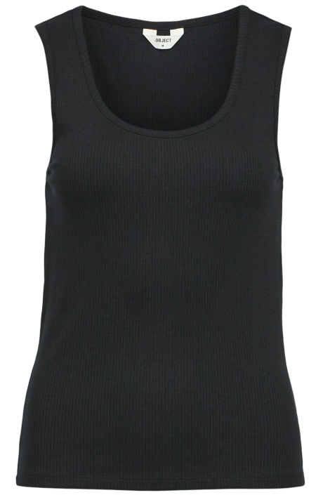 Object zwarte dames top | Vooraanzicht