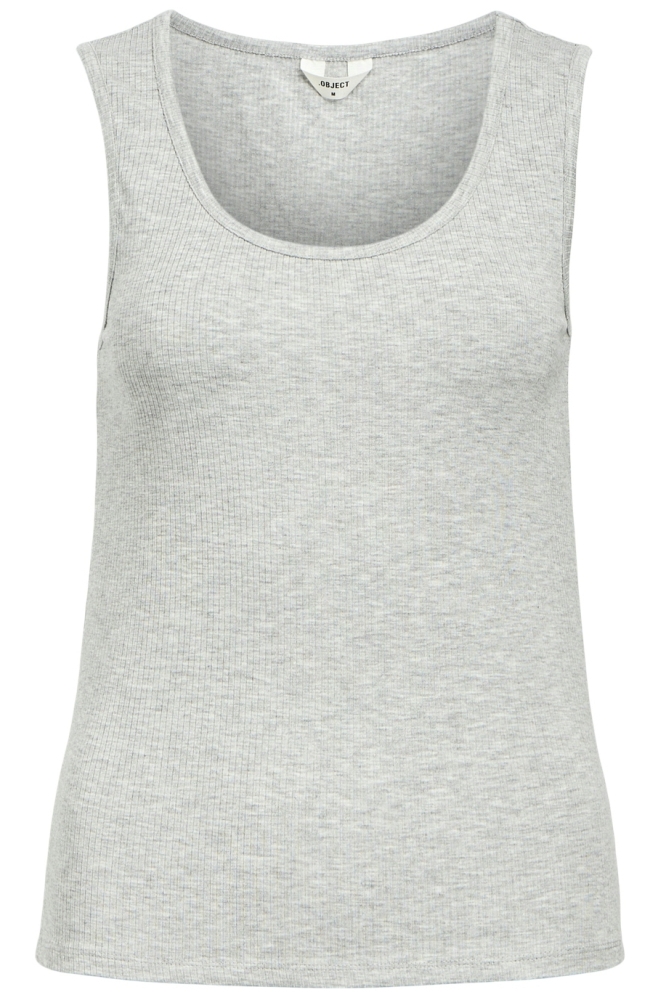 Object grijze dames top | Vooraanzicht