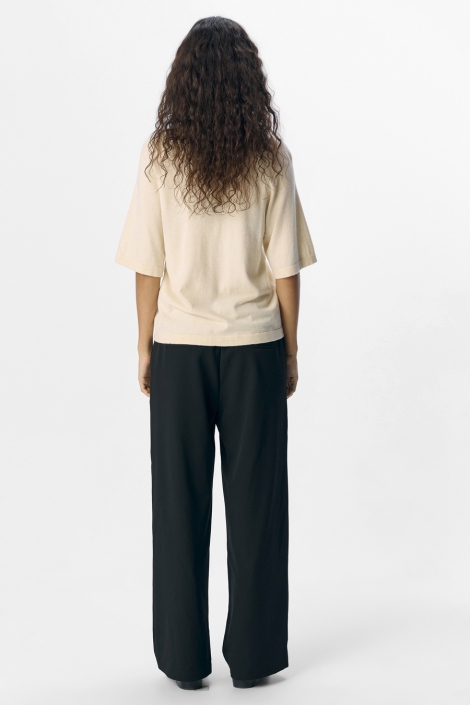 Object beige dames trui | Model