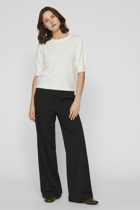 Vila ecru dames trui | Model