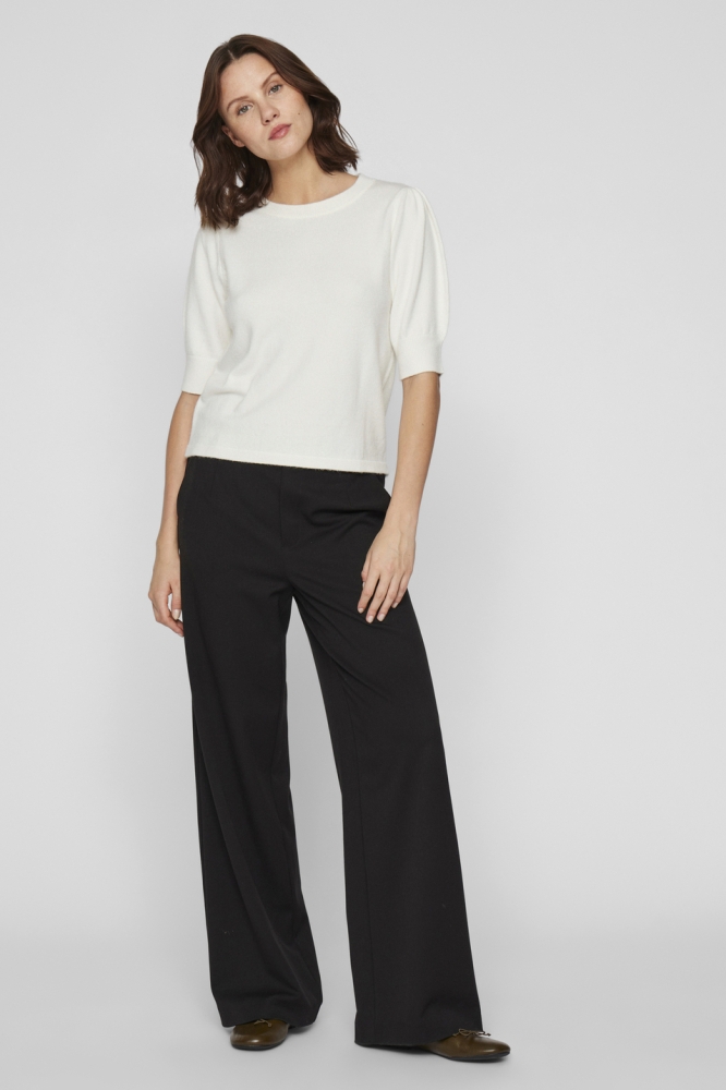 Vila ecru dames trui | Model