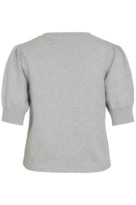 Vila grijze dames trui | Achteraanzicht