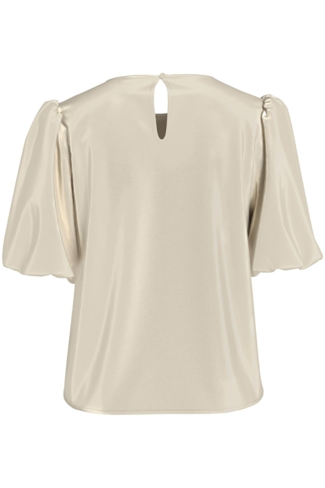 Vila beige dames t-shirt | Achteraanzicht