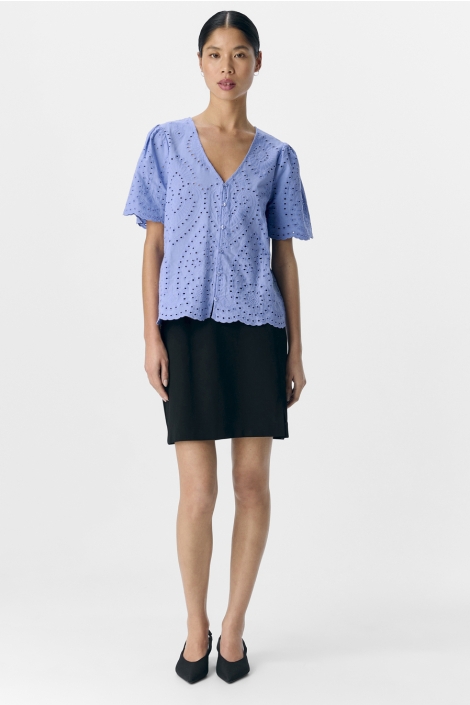 Object paarse dames blouse | Model