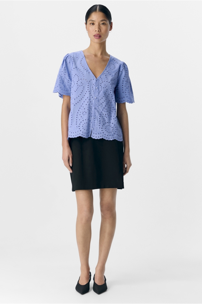 Object paarse dames blouse | Model