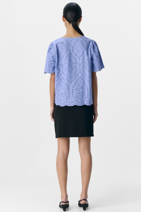 Object paarse dames blouse | Model