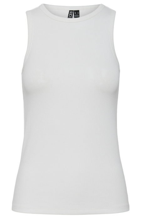 Pieces witte dames top | Vooraanzicht
