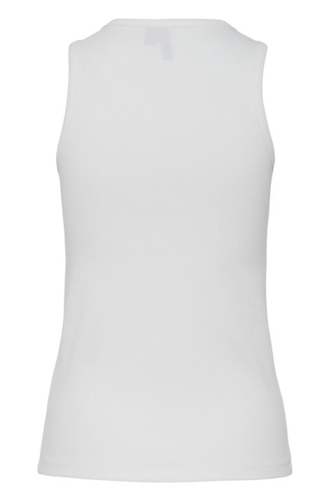 Pieces witte dames top | Achteraanzicht