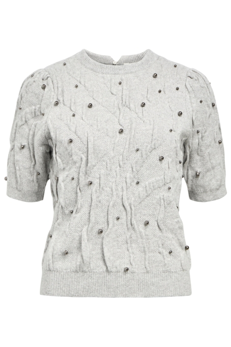 Object grijze dames trui | Vooraanzicht