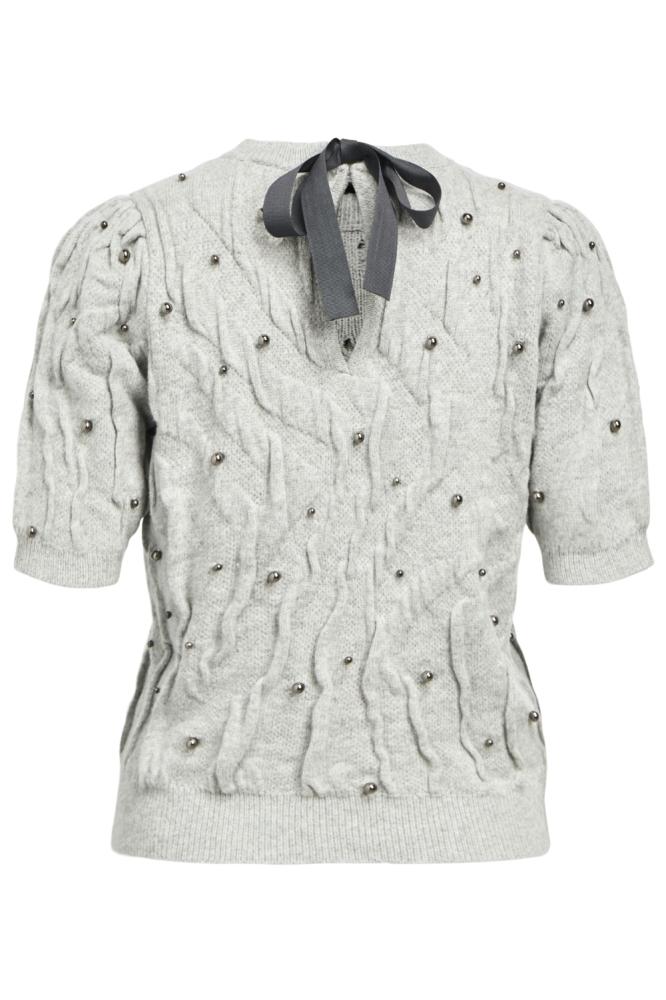 Object grijze dames trui | Achteraanzicht