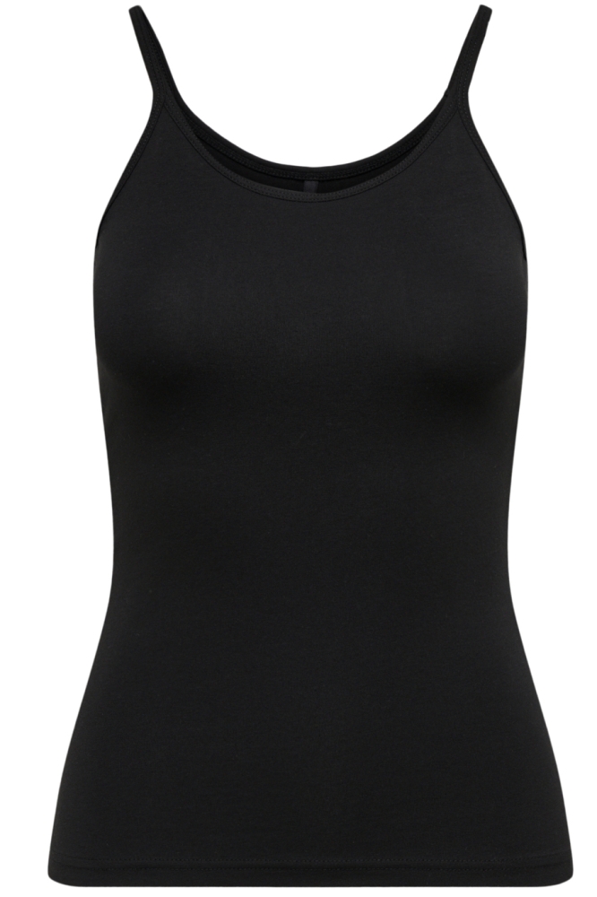 Only zwarte dames top | Vooraanzicht