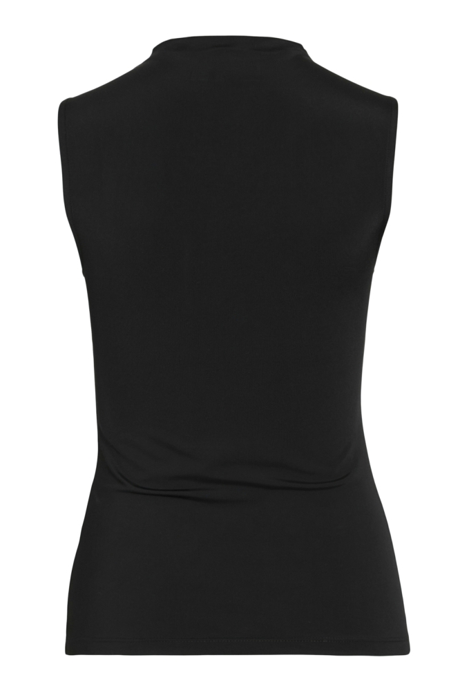 Vila zwarte dames top | Achteraanzicht
