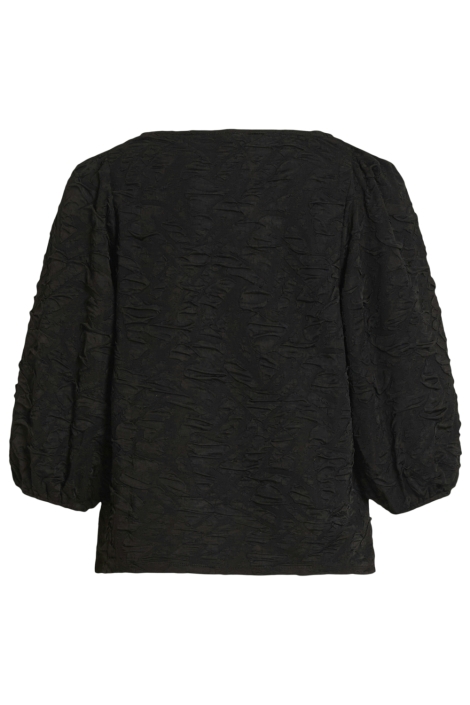 Vila zwarte dames t-shirt | Achteraanzicht