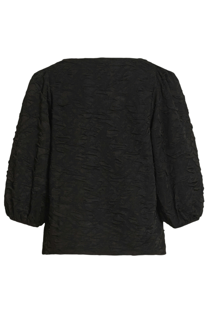 Vila zwarte dames t-shirt | Achteraanzicht