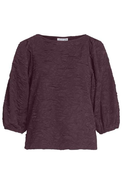 Vila bordeaux dames t-shirt | Vooraanzicht