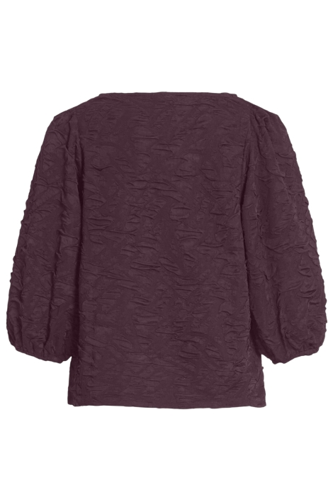 Vila bordeaux dames t-shirt | Achteraanzicht