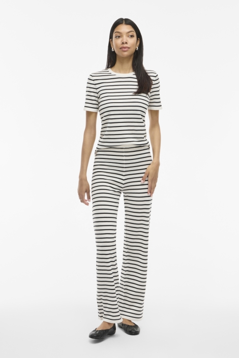 Vila witte dames t-shirt | Model