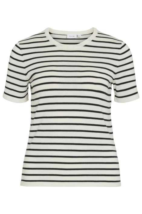 Vila witte dames t-shirt | Vooraanzicht