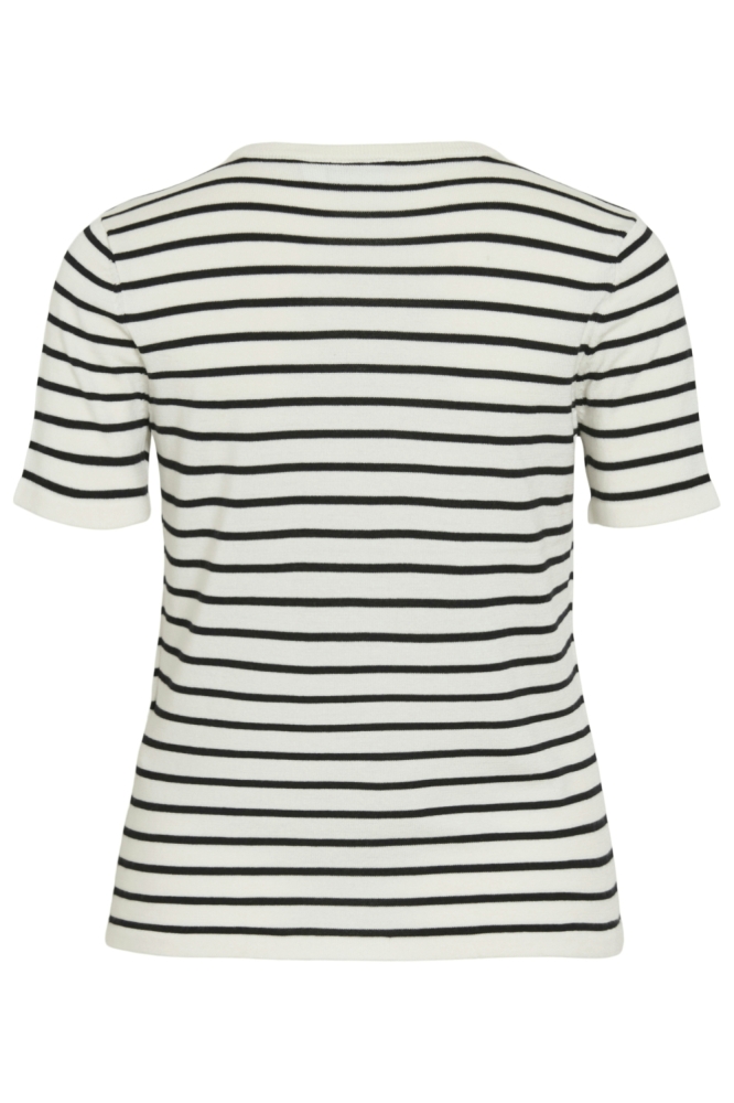 Vila witte dames t-shirt | Achteraanzicht