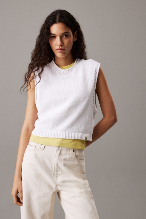 Calvin Klein witte dames top | Model