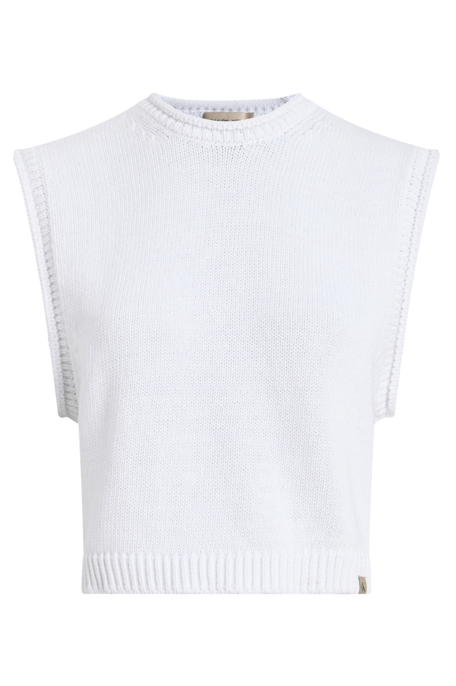Calvin Klein witte dames top | Vooraanzicht