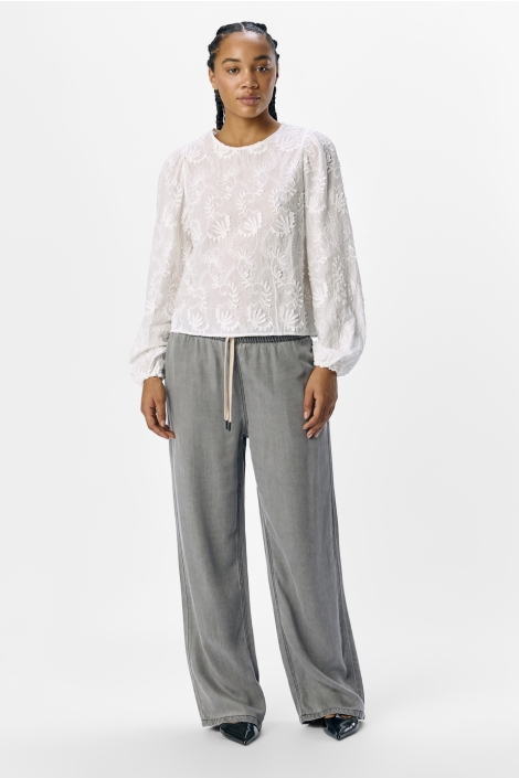 Object witte dames t-shirt | Model