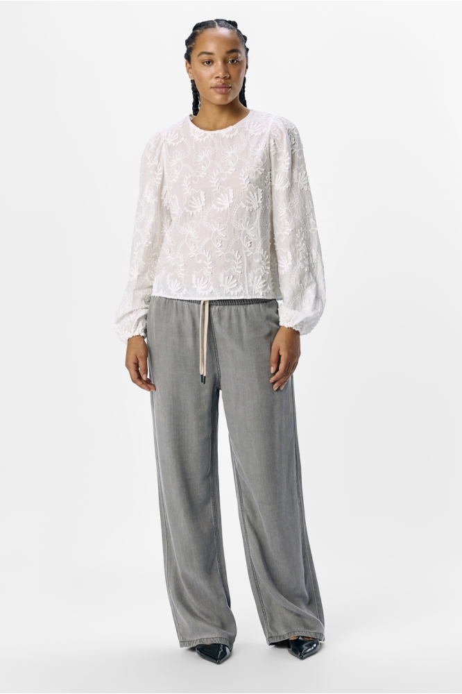 Object witte dames t-shirt | Model