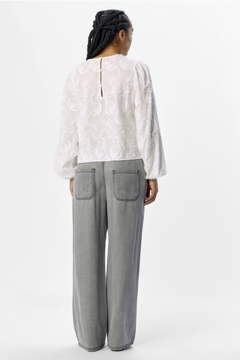 Object witte dames t-shirt | Model