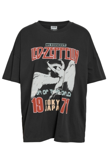 Noisy may NMIDA S/S LED ZEPPELIN T-SHIRT JRS 27035082 OBSIDIAN