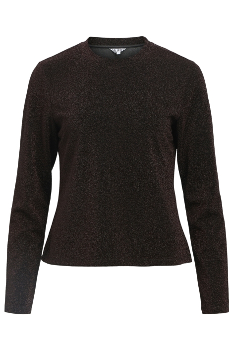 Object zwarte dames t-shirt | Vooraanzicht