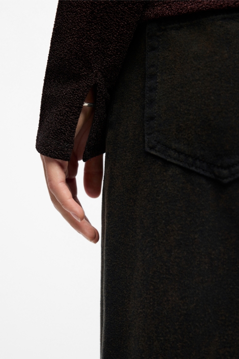 Object zwarte dames t-shirt | Close up