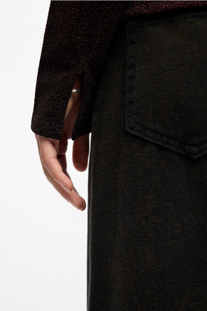 Object zwarte dames t-shirt | Close up