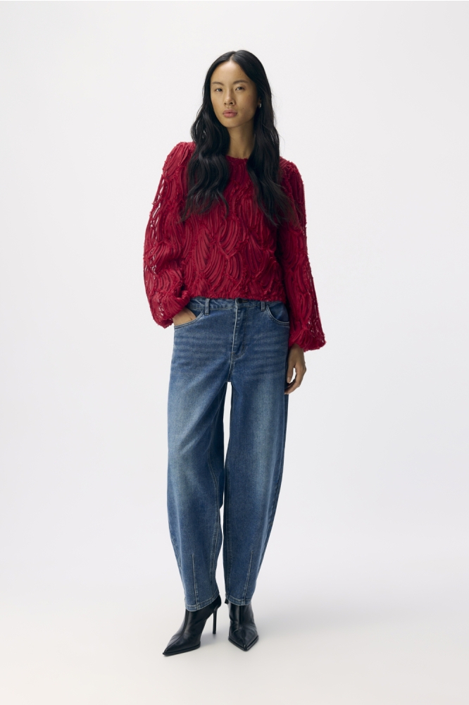 Object rode dames t-shirt | Model