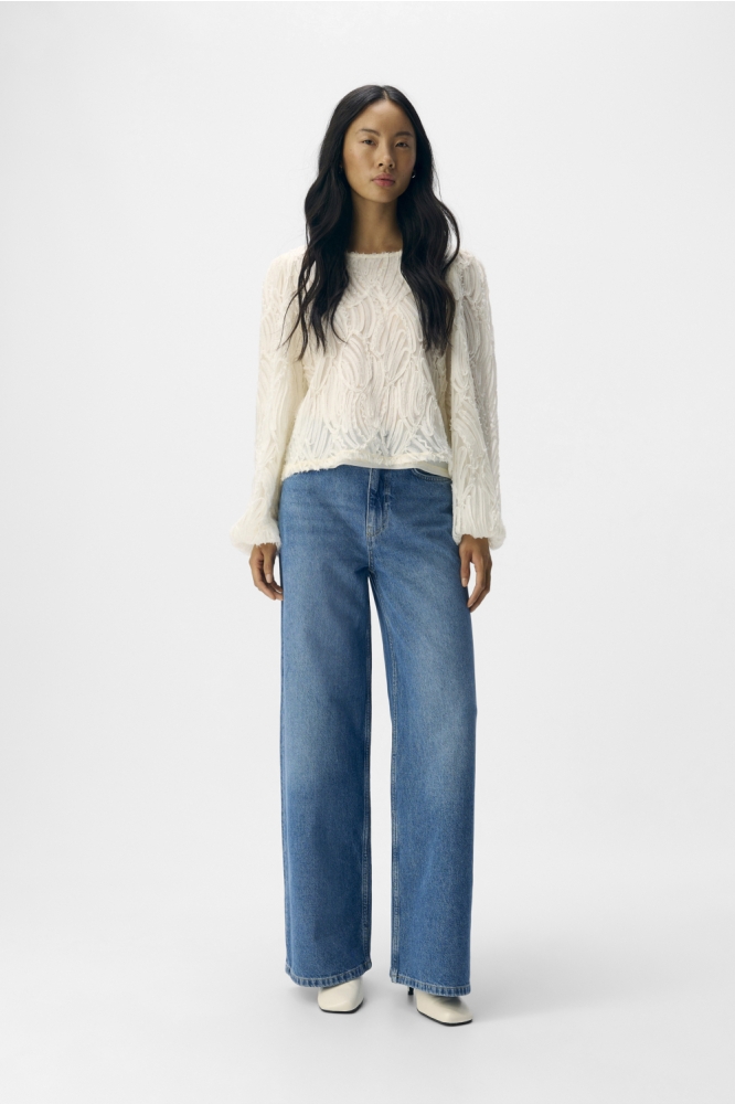 Object beige dames t-shirt | Model