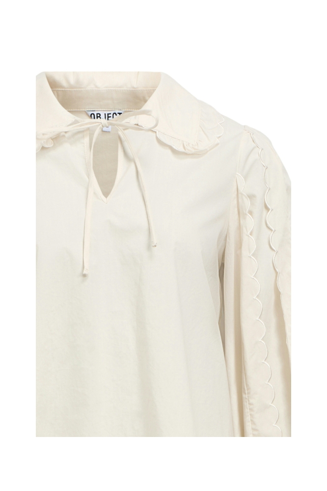 Object beige dames blouse |