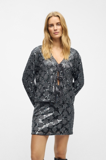 Object Blouse OBJLEA L/S RE TOP 141 23047722 MAGNET