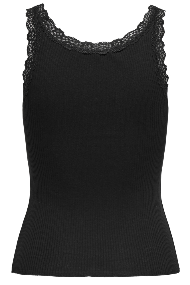 Only zwarte dames top | Achteraanzicht