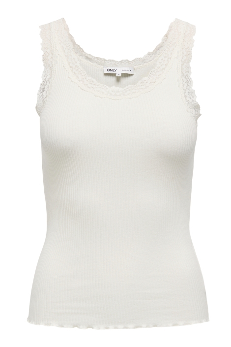 Only witte dames top | Vooraanzicht