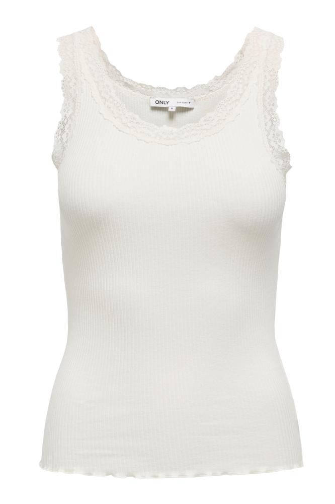 Only witte dames top | Vooraanzicht