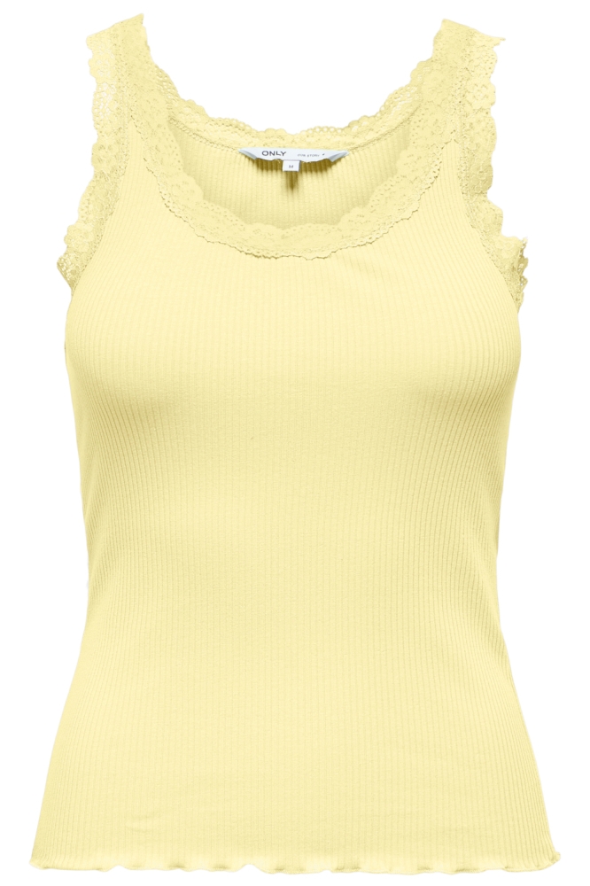 Only gele dames top | Vooraanzicht