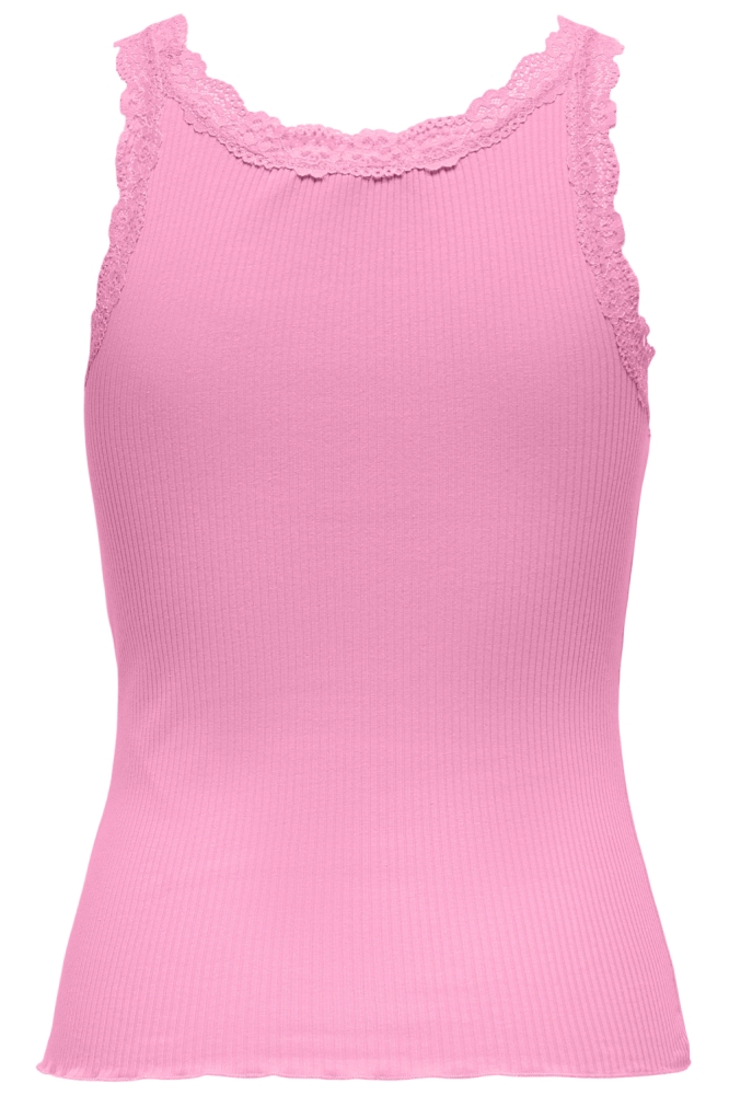 Only roze dames top | Achteraanzicht