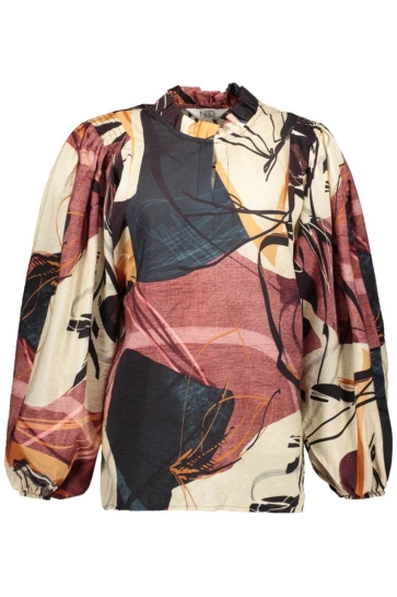 NED T-shirt MALDON LS MOTHER OF PEARL ARTISTRY WOVEN 25W1 FB012 02 32 mother of pearl