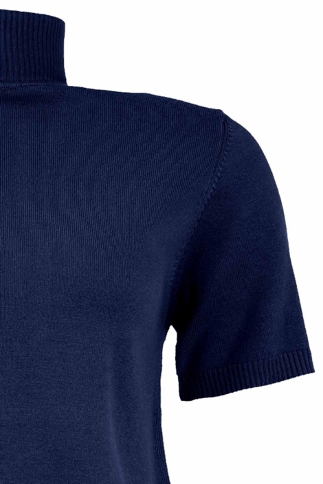 NED blauwe dames t-shirt | Close up