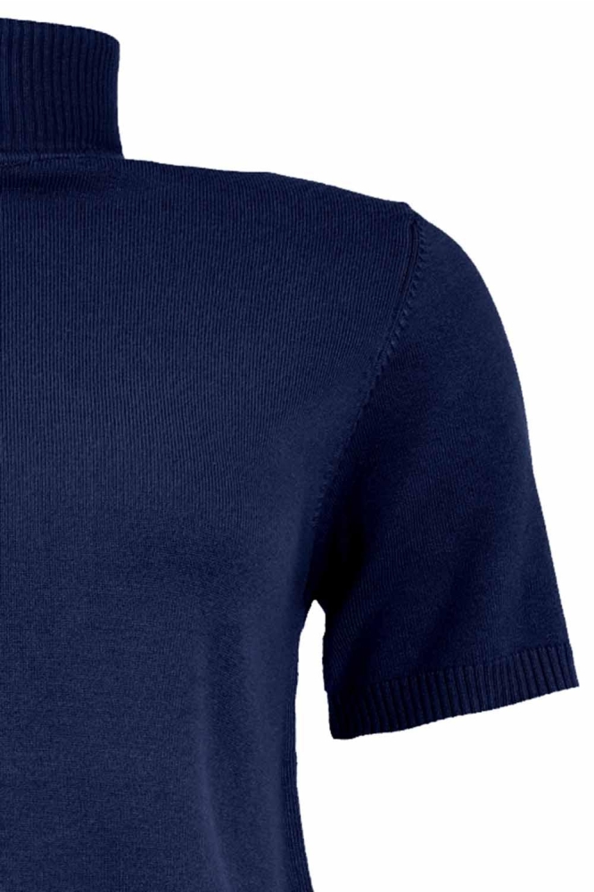 NED blauwe dames t-shirt | Close up