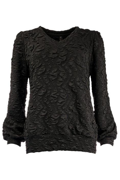 NED zwarte dames t-shirt | Vooraanzicht