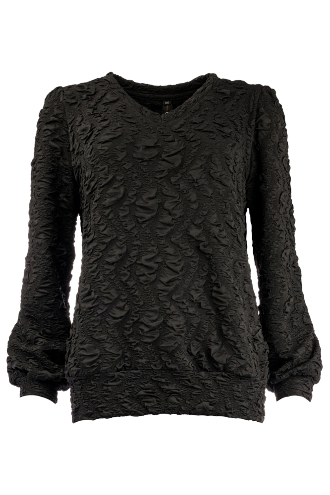 NED zwarte dames t-shirt | Vooraanzicht