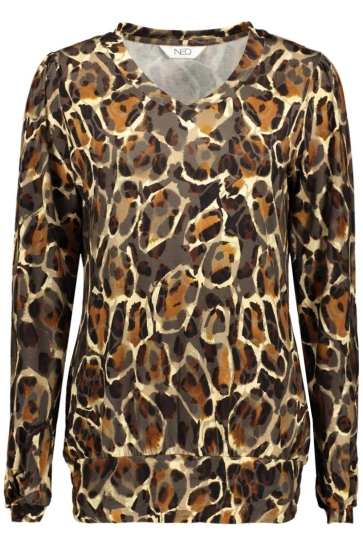 NED T-shirt VERAYA LS AMPHORA ANIMAL CHARM TRICOT 25W2 AC050 02 684 Amphora