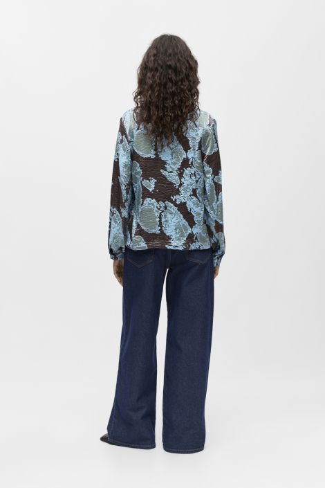 Object bruine dames blouse | Model